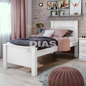 CAMA LOPAS SOLTEIRO ATHENAS PLUS S/AUXILIAR BRANCO