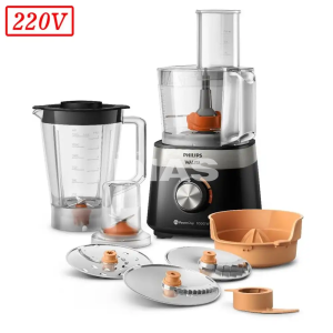 MULTIPROCESSADOR PHILIPS WALITA  POWERCHOP 2 VEL 750W 220V PRETO