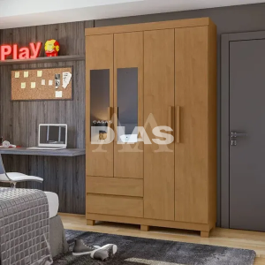 ROUPEIRO 4P. ABRIR 2G LOPAS ZEUS C/ESP E C/PES AMENDOA CLEAN