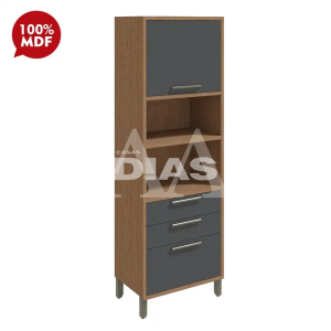 TORRE QUENTE 1P ABRIR 3G RONIPA P/ 2 FORNOS SYRAH 220CM CASTANHO / CHU