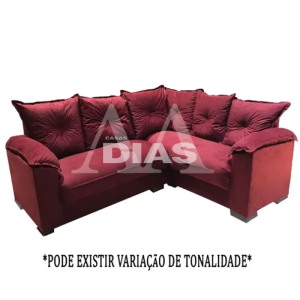 ESTOFADO LIFESPUMA LUGARES PAULINHA CANTO VINHO