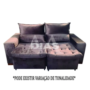 ESTOFADO BOMFLEX CHILE RETRATIL CHOCOLATE VELUDO INCA 17