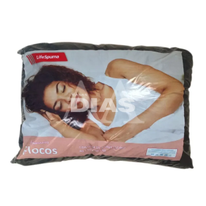 TRAVESSEIRO LIFESPUMA FLOCOS 40x60 CORES DIVERSAS