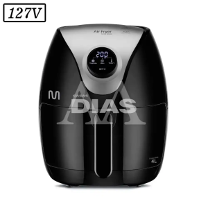 FRITADEIRA MULTILASER AIR FRYER DIGITAL 4L GO205 1500W 127V PRETA