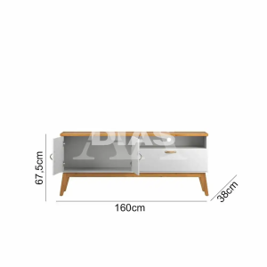 RACK BANCADA PATRIMAR SIRIUS 1.6 OFF WHITE/CINAMOMO