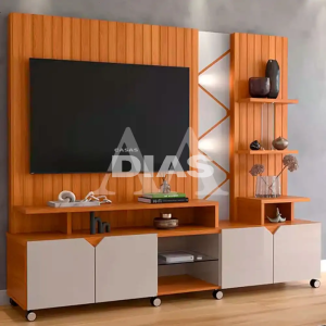 HOME LUKALIAM CROSS FRISADO JEQUITIBA/OFF WHITE PEROLIZADO