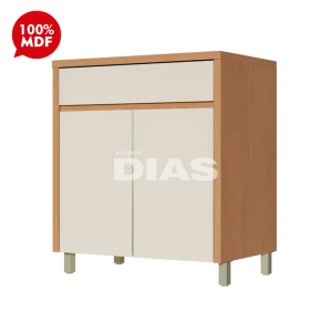 BALCAO NESHER 2P 1G CONDESSA 80CM CARVALHO/GREIGE 500970