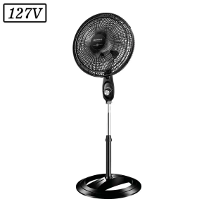 VENTILADOR MONDIAL VSP40C-NB SUPER POWER COLUNA 40CM 6 PAS 3 VEL 127V