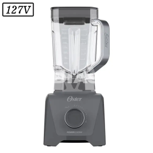 LIQUIDIFICADOR OSTER OLIQ606 1100W 12 VEL 127V CINZA