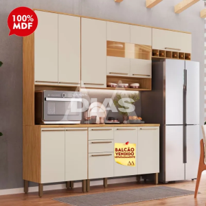 COZINHA RONIPA NAPOLI PRIME TORRE QUENTE AMENDOA/OFF WHITE