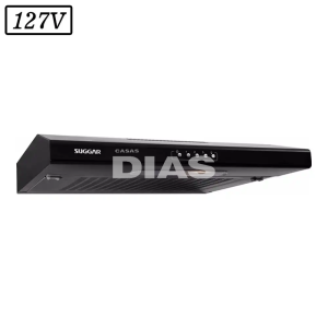 DEPURADOR AR SUGGAR SLIM 60CM 3 VEL 127V PRETO
