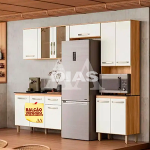 COZINHA NICIOLI FIT FREIJO / OFF WHITE CRISTAL