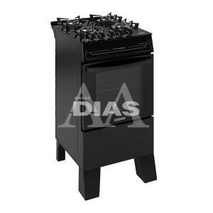 FOGAO 4B ITATIAIA ELECTRA GLASS PLUS AUTOMATICO PRETO