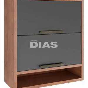 ARMARIO RONIPA GELADEIRA SYRAH 80CM AMENDOA/CHUMBO