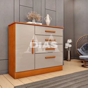 COMODA 4G 1P. ABRIR TCIL CHICAGO C/PES CINAMOMO / OFF WHITE