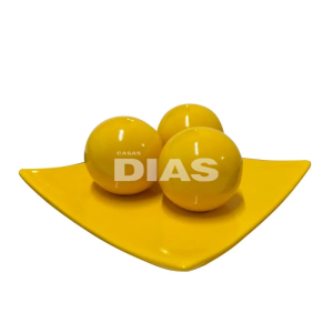FRUT QUADRADA PQ CERAMICA AMARELO