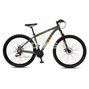BICICLETA COLLI COLLINA ARO 29 C/MARCHA VERDE MILITAR C/LARANJA