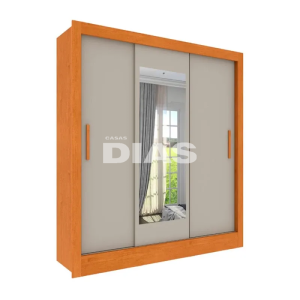 ROUPEIRO 3P. CORRER 4G TCIL VITORIA C/ESPELHO C/PES CINAMOMO/OFF WHITE