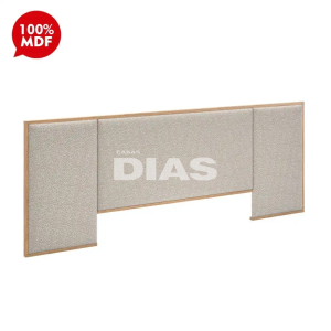 CABECEIRA DE CASAL ROBEL CONCEPT 1.58 C/2 PAINEIS LATERAIS ESTOFADA HA