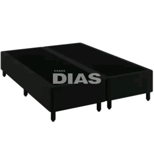 BASE BOX 158X198X27 BIPARTIDA MERON PRETO