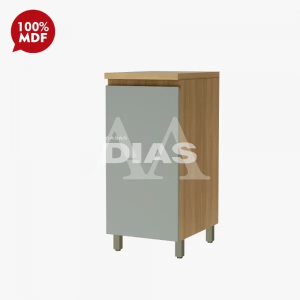 BALCAO NESHER 1P ABRIR RAINHA 40CM NATURE/VERDE 500857