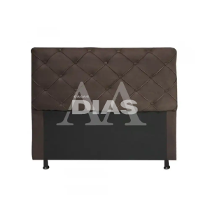 CABECEIRA DE CASAL LIFESPUMA CAPTONE MARROM