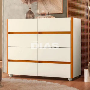 COMODA 8G ALBATROZ APARADOR INFINITE OFF WHITE/CINAMOMO