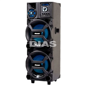 CAIXA DE SOM AMVOX AMPLIFICADORA ACA 1402 TITAN BLACK 1400 WATS