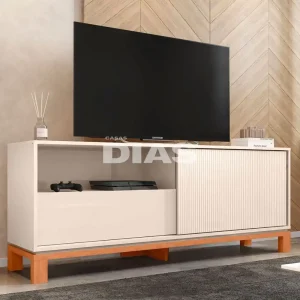 RACK BANCADA CAEMMUN MONDRIAN 1.5 OFF WHITE MR/FREIJO