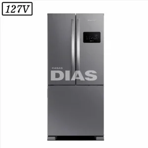REFRIGERADOR BRASTEMP DOMEST BRO85AK FROST FREE 3 PORTAS 554L 127V INO