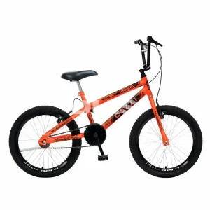BICICLETA COLLI MAX BOY CROSS ARO 20 S/MARCHA LARANJA NEON