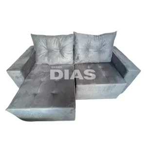 ESTOFADO RG GUATEMALA RETRATIL 1.90 CINZA