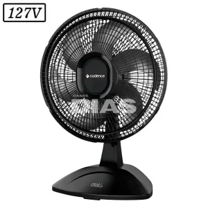VENTILADOR CADENCE TURBO REFRESH VTR410 45CM 6 PAS 3 VEL 127V PRETO