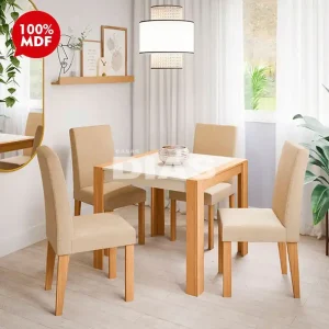 CJ MESA 4C CIMOL GRACE QUADRADA 90X90 NATURE / OFF WHITE