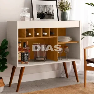 APARADOR EJ C/ ADEGA NEW ODIN OFF WHITE / FREIJO