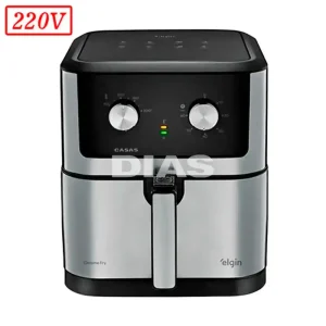 FRITADEIRA ELGIN CHROME FRY 8L 220V PRETO/INOX