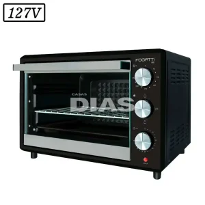 FORNO ELETRICO FOGATTI I40 40L 127V PRETO